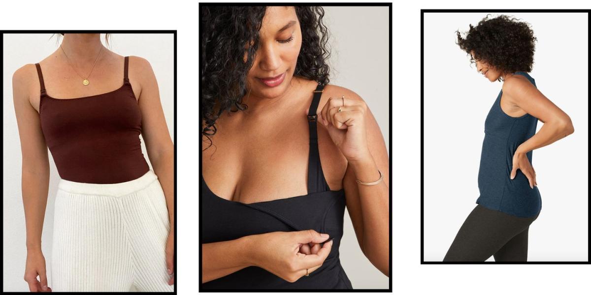 BLANQI Everyday™ Pull-Down Postpartum + Nursing Support Tank Top