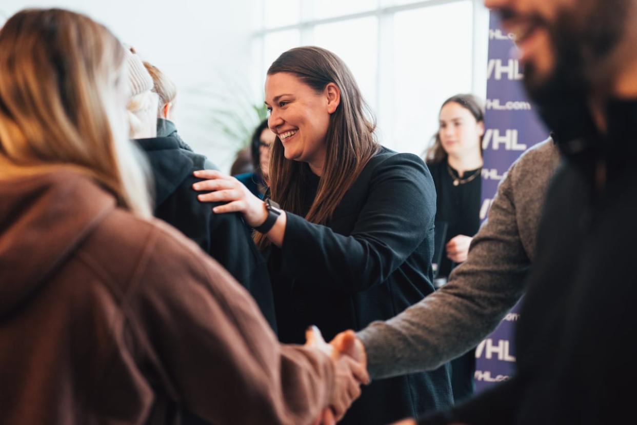 Kori Cheverie is the head coach of the Professional Women’s Hockey League's Montreal franchise. (@PWHL_Montreal/X - image credit)