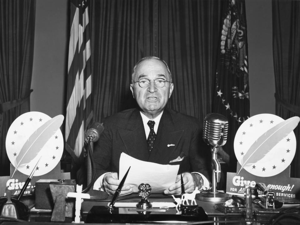 Harry S. Truman.