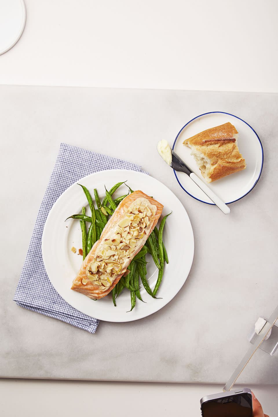 Almond-Crusted Creole Salmon