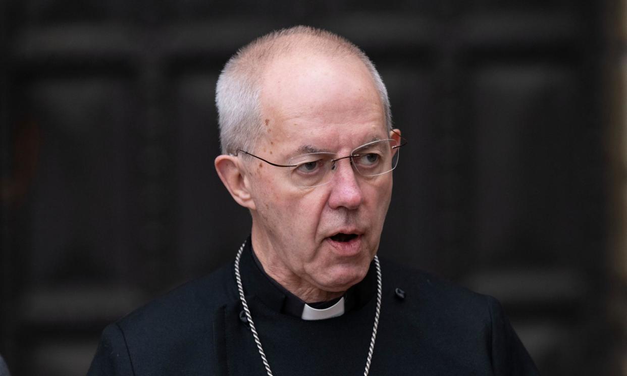 <span>‘Should the archbishop of Canterbury and the pope be on the government’s proscribed list?’<br></span><span>Photograph: Doug Peters/PA</span>