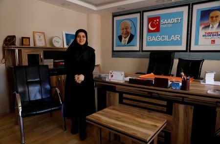 Zeynep Arslan poses for a picture during an interview with Reuters in Istanbul, June 13, 2018. REUTERS/Umit Bektas