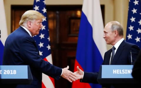 U.S. President Donald Trump said earlier this week he was "insulted" by the suggestion he might have been working for Russia - Credit: AP