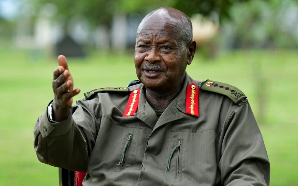  Yoweri Museveni, the president of Uganda - ABUBAKER LUBOWA/REUTERS
