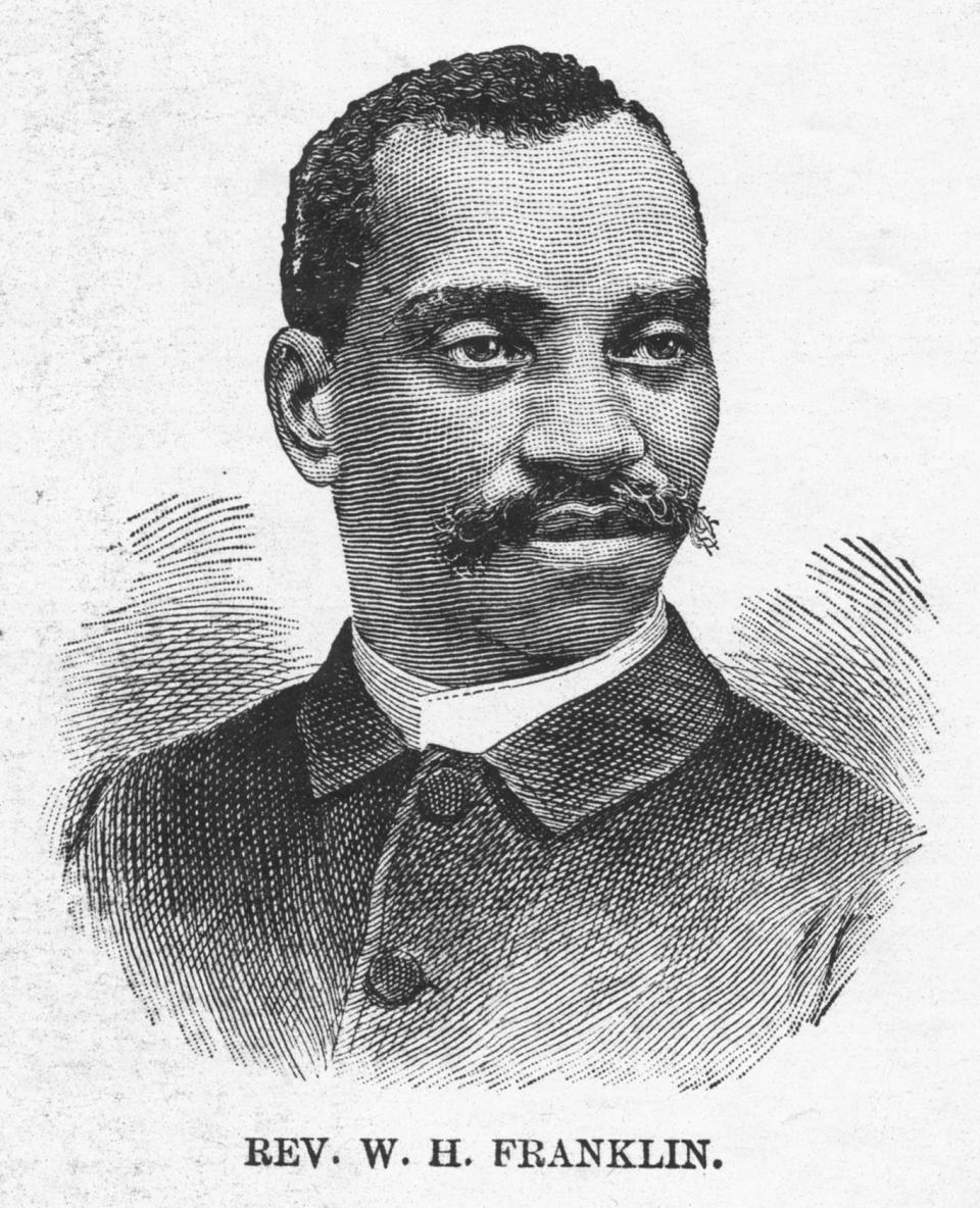 In 1880, William H. Franklin became the first African American student to graduate from Maryville College. In 1874, at the age of 22, he was named secretary of a group of Black men sending delegates to a civil rights convention in Nashville in 1874. The men were part of a movement fighting for passage of the federal Civil Rights Act of 1875,