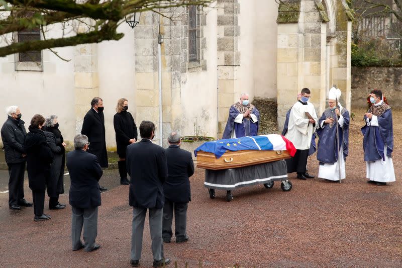 Funeral of late former French President Valery Giscard d'Estaing in Authon