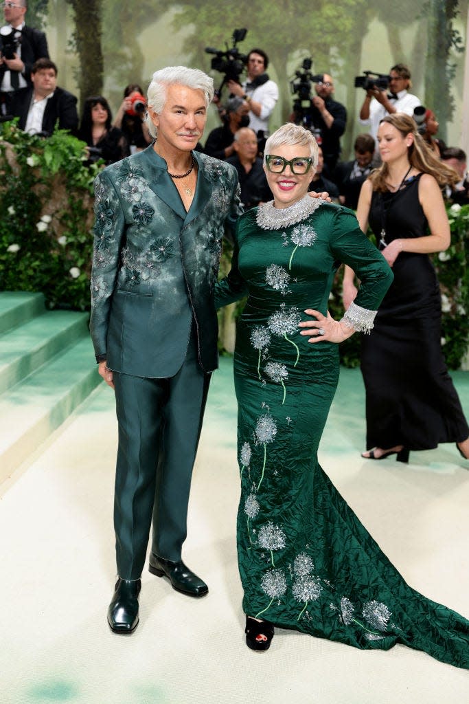 Baz Luhrmann and Catherine Martin attend the 2024 Met Gala.