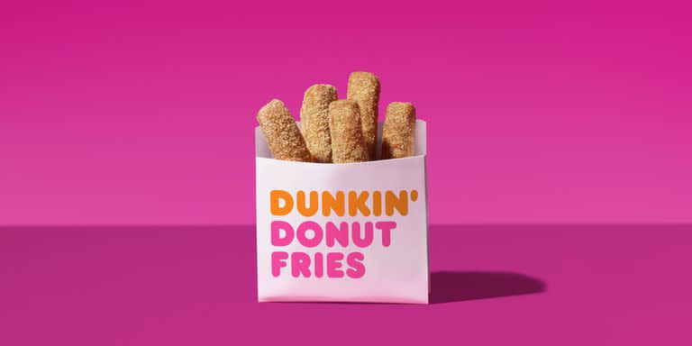 <p>These cinnamon-sugar-covered confections became <a href="https://www.delish.com/food-news/a21965619/dunkin-donuts-donut-fries-nationwide/" rel="nofollow noopener" target="_blank" data-ylk="slk:available nationwide;elm:context_link;itc:0;sec:content-canvas" class="link ">available nationwide</a> this summer and their slim shape is perfect for, you guessed it, Dunkin' right in your coffee. Why didn't anyone dream these up sooner?</p>