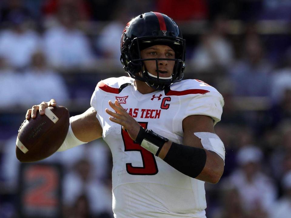 Patrick Mahomes is a polarizing figure but could prove to be the best passer in the class (Getty)