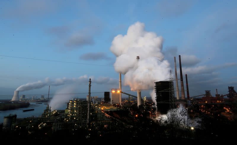 FILE PHOTO: FILE PHOTO: ThyssenKrupp AG steel plant in Duisburg