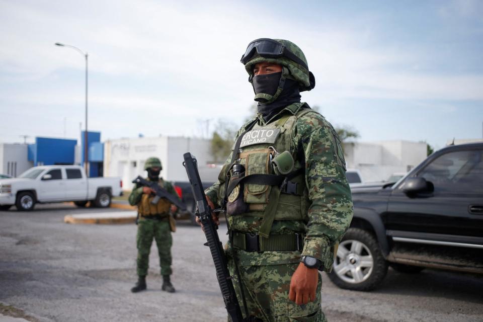 Mexico Matamoros soldiers morgue