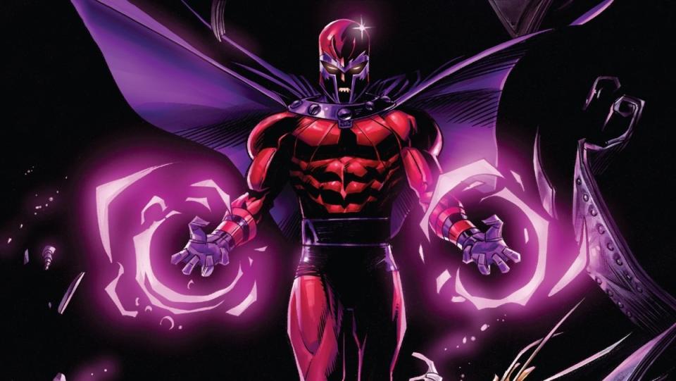 Magneto in full villain mode in the pages of the X-Men.