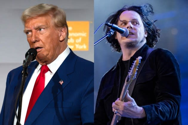 Donald Trump, Jack White. - Credit: DAVID DEE DELGADO/AFP/Getty Images;  Scott Legato/Getty Images