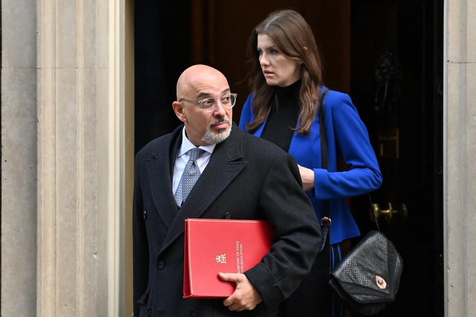 File photo: Nadhim Zahawi previously served as chancellor and education secretary (AFP via Getty Images)