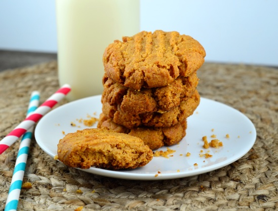 3-Ingredient Peanut Butter Cookies