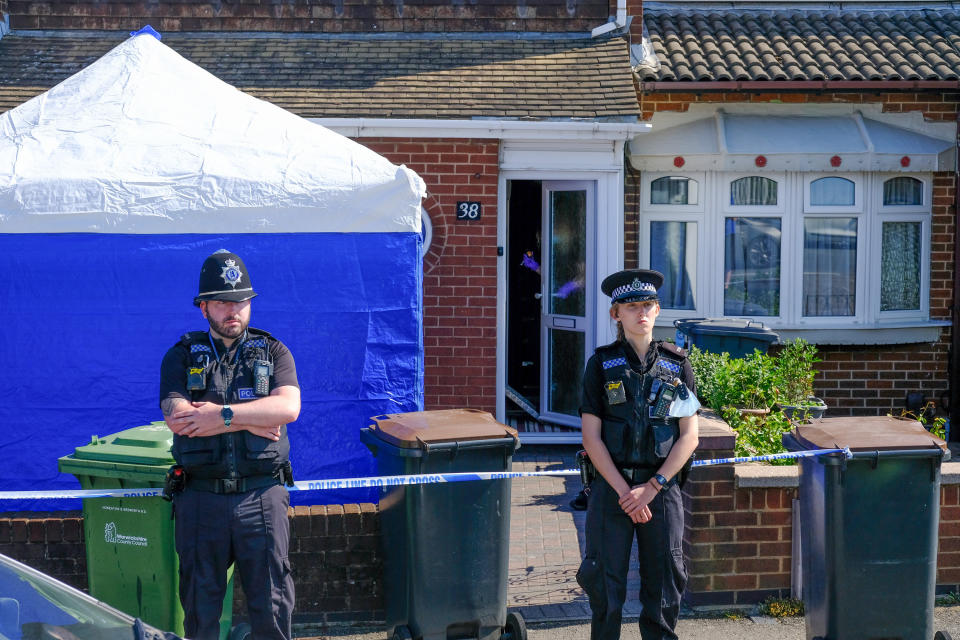 A 31-year-old man who was arrested on suspicion of murder remains in custody. (SWNS)