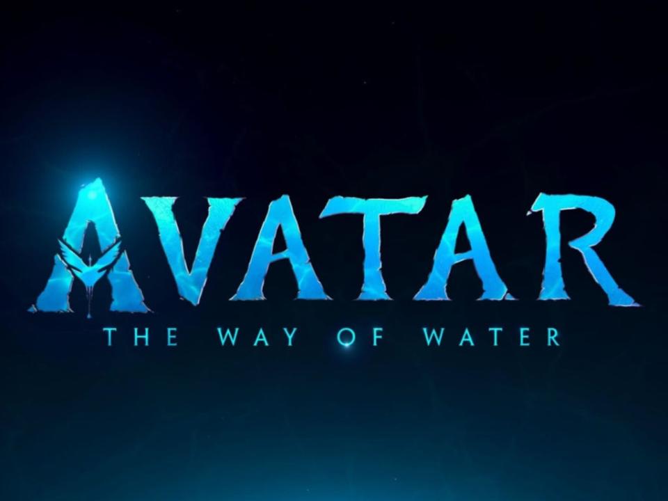 The logo for ‘Avata r: The Way of Water’ (Disney)