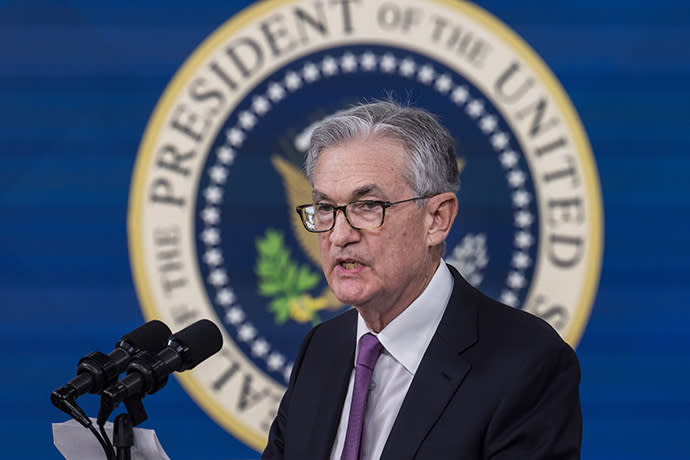  美聯儲主席鮑威爾（Jerome Powell）。 圖：翻攝自環球時報 