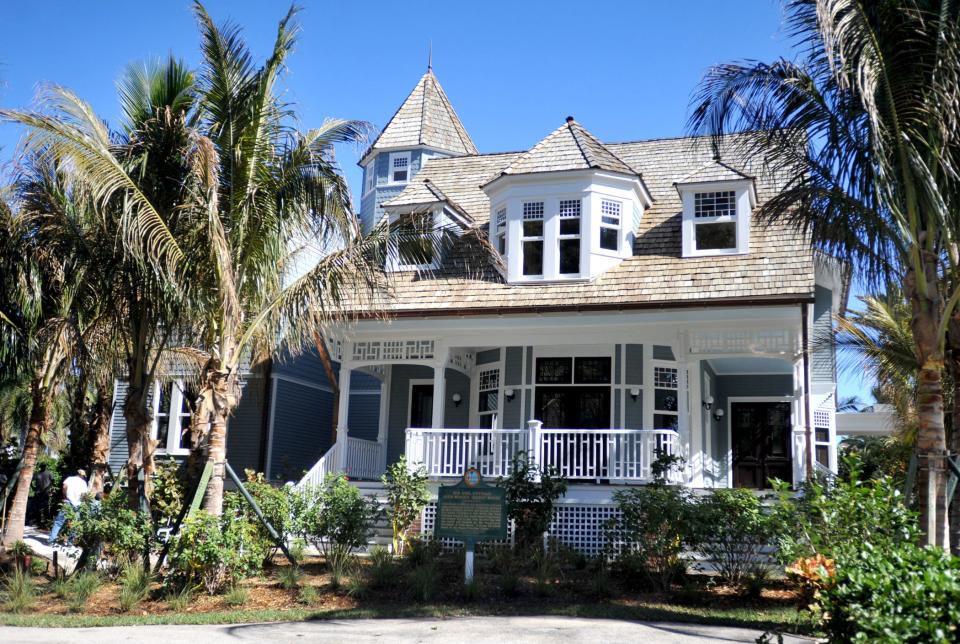 Sea Gull cottage is designed in the Queen Anne style.