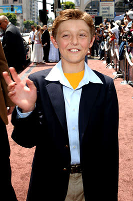 Jordan Fry at the LA premiere of Warner Bros. Pictures' Charlie and the Chocolate Factory