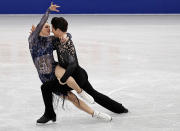 <p>Figure Ice Skating – ISU Grand Prix of Figure Skating Final – Ice Dance Short Dance – Nagoya, Japan – December 7, 2017. Canada’s Tessa Virtue and Scott Moir. REUTERS/Issei Kato </p>