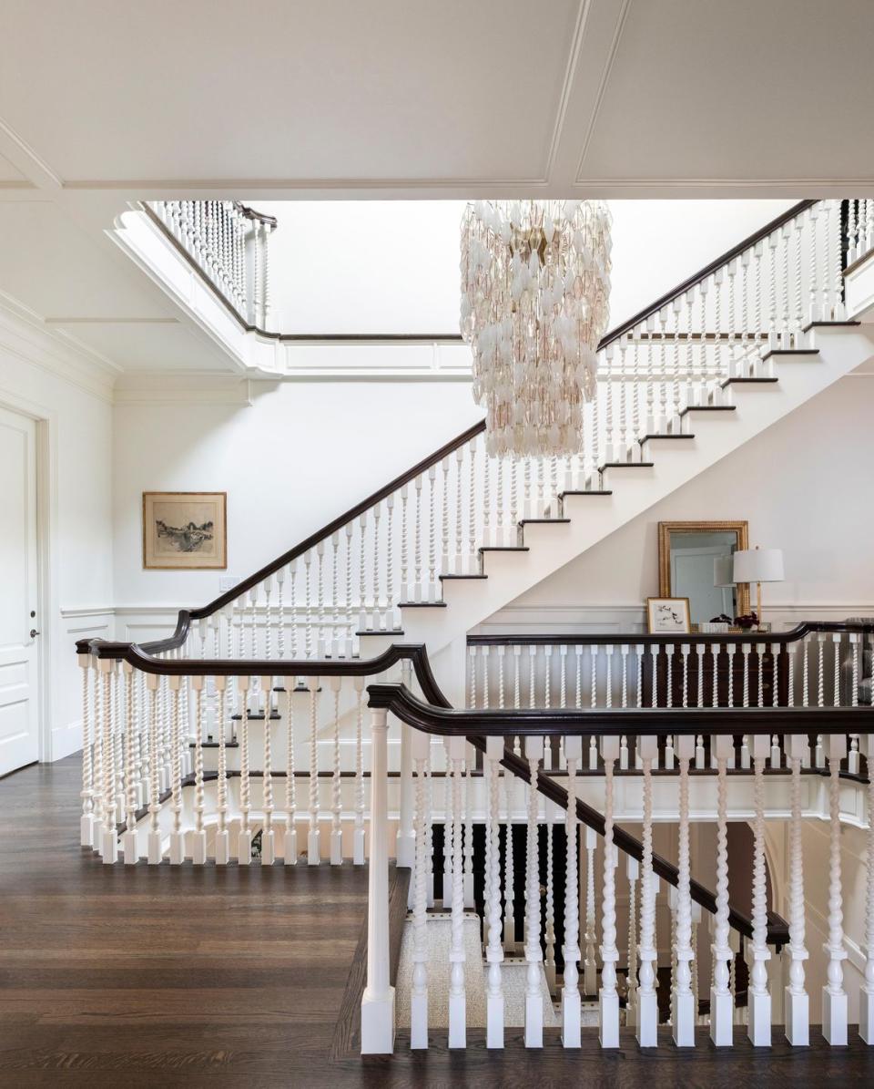 a staircase in a house