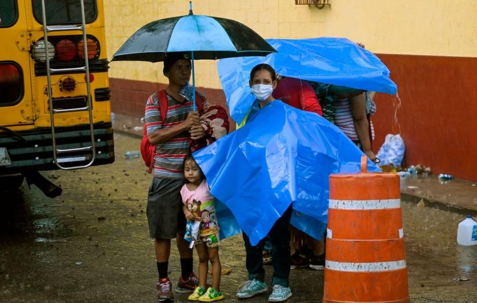 Migrantes en Guatemala