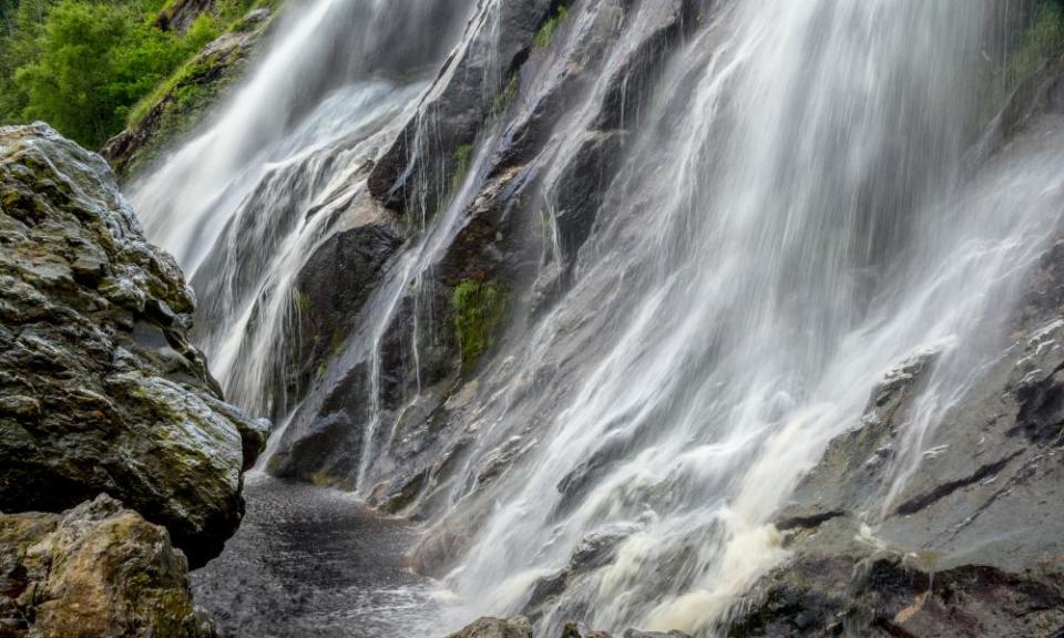 Powerscourt waterfalls.