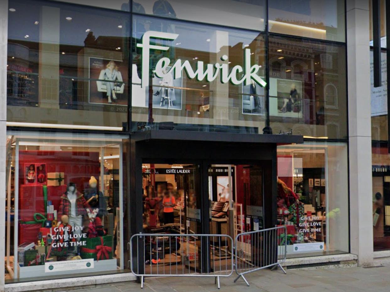 A boy has died from injuries sustained at Fenwick department store in Colchester (pictured) (Google Maps)