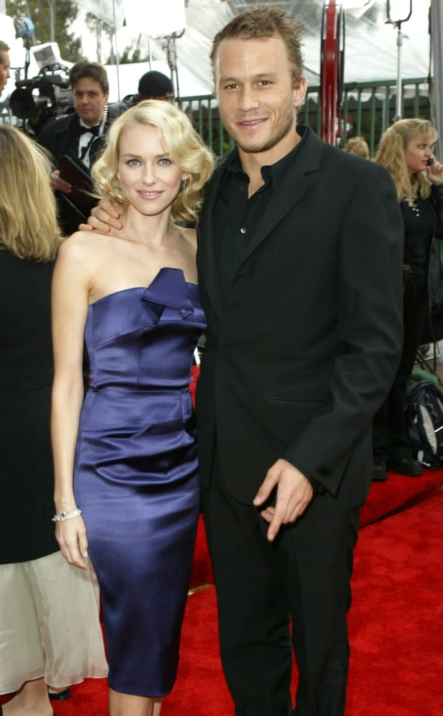 <p>Naomi Watts & Heath Ledger</p>