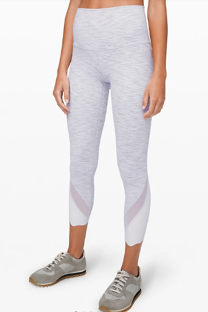 Lululemon x Peloton Wunder Under Scallop Leggings Size 10