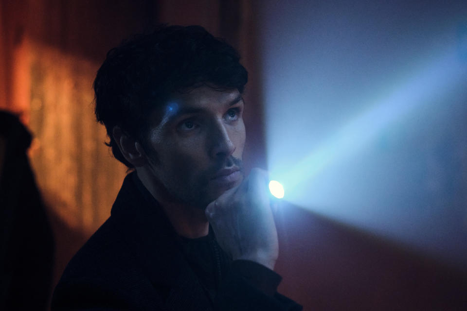 Colin Morgan as creepy John Webster.