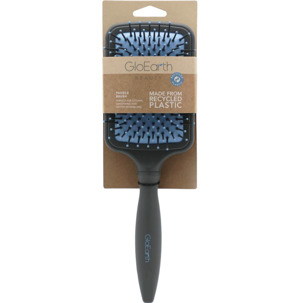 Gloearth Recycled Plastic Paddle Hair Brush, $11