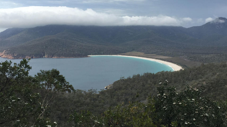 For keen hiker, Saffire offers a guided walk to a lookout over Wineglass Bay. Photo: Lucy-Mae Beers