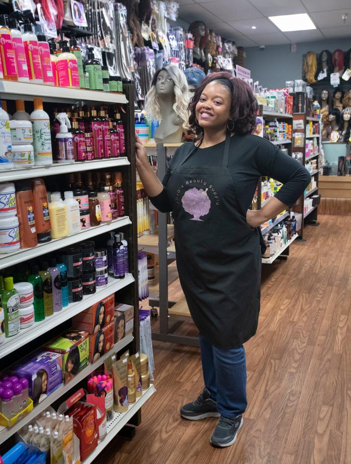 Crystal Young, who owns JoJo&#39;s Beauty Supply in Pensacola, is one of the business owners who applied for a business development grant through the Bantucola, a platform intended to promote Black-owned businesses in Northwest Florida.