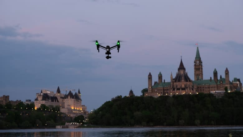 Drone captures unique view of Ottawa's iconic landmarks