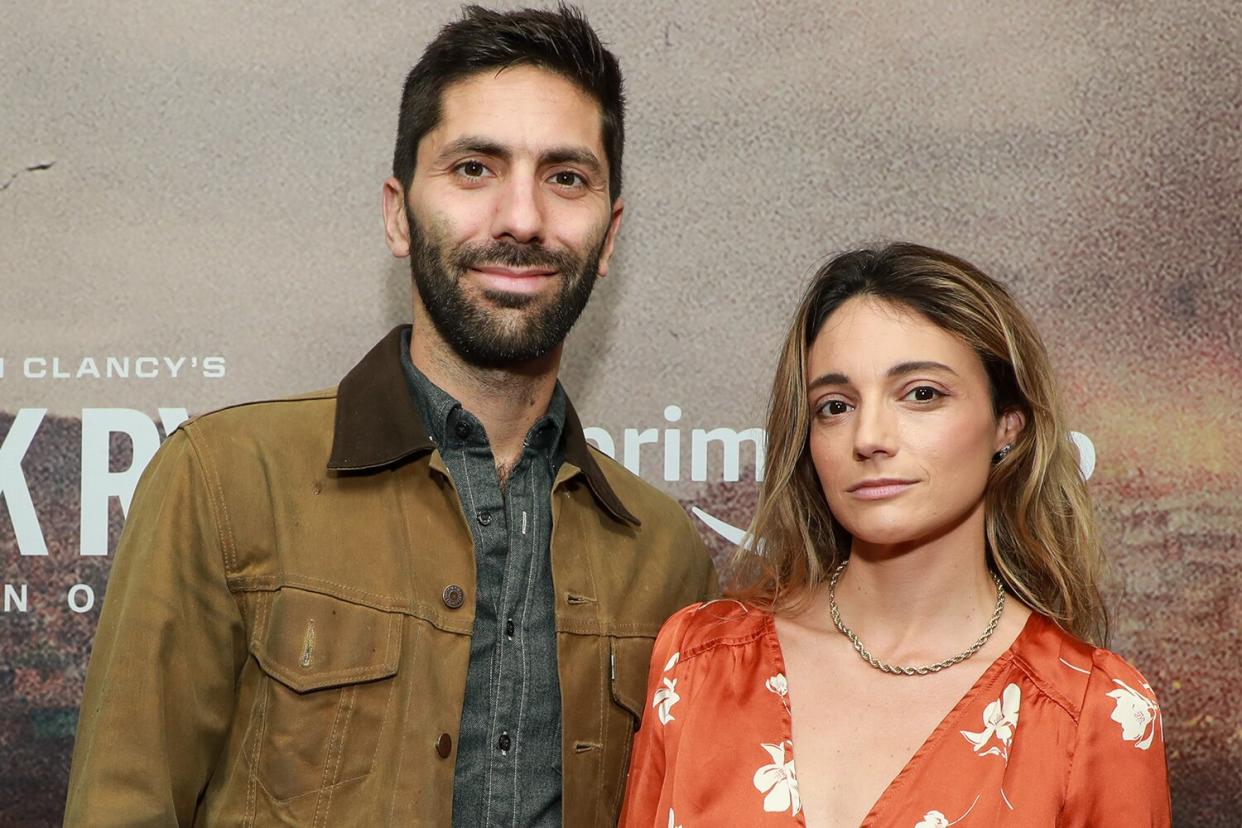 NEW YORK, NY - OCTOBER 29: Nev Schulman and Laura Perlongo attend Tom Clancy's "Jack Ryan" Season Two Premiere at Metrograph on October 29, 2019 in New York City. (Photo by Jason Mendez/WireImage)