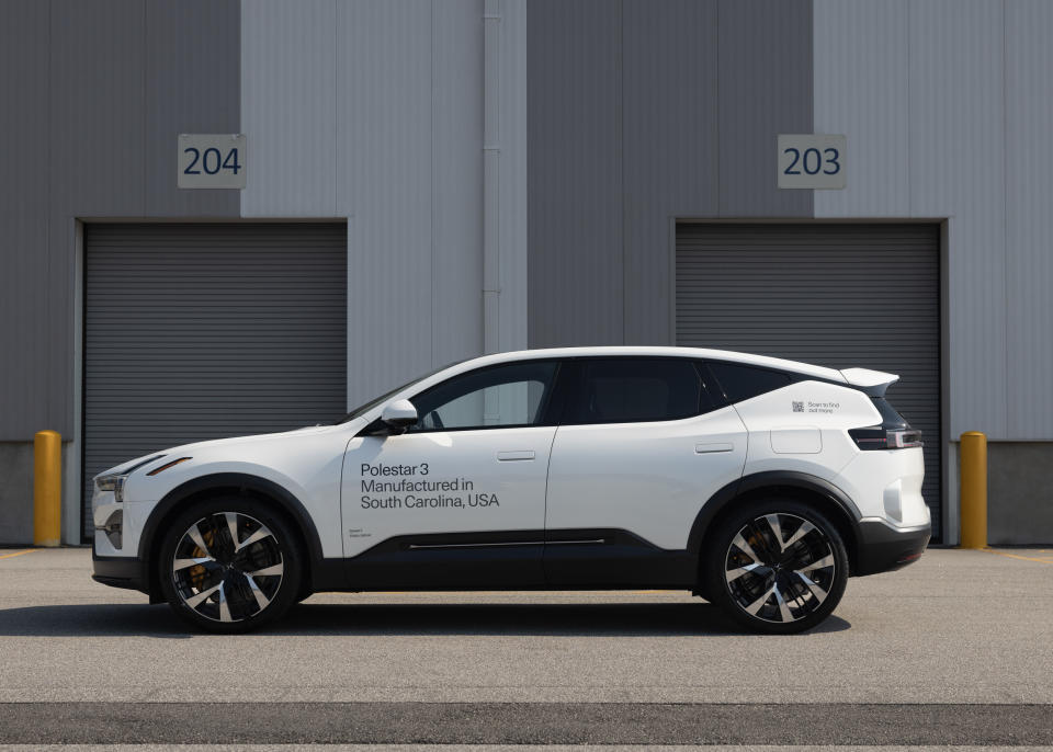 The start of Polestar 3 production from the company's facility in Ridgeville, South Carolina. (credit: Polestar)