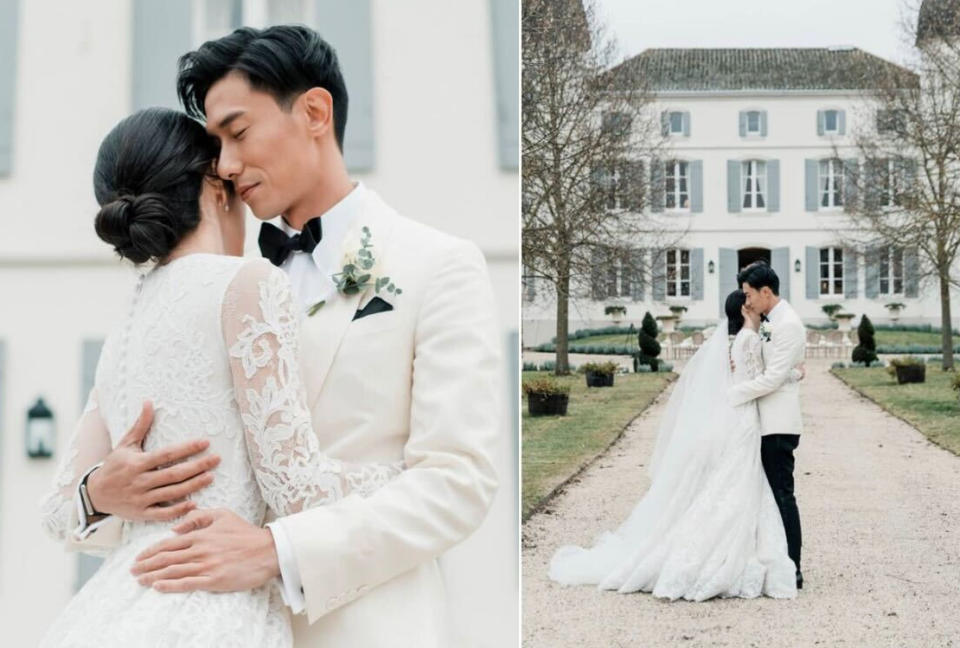 Singaporean actor Desmond Tan announced his marriage to his university sweetheart of 12 years in France on 7 December 2021. (Photo: Desmond Tan/Instagram)