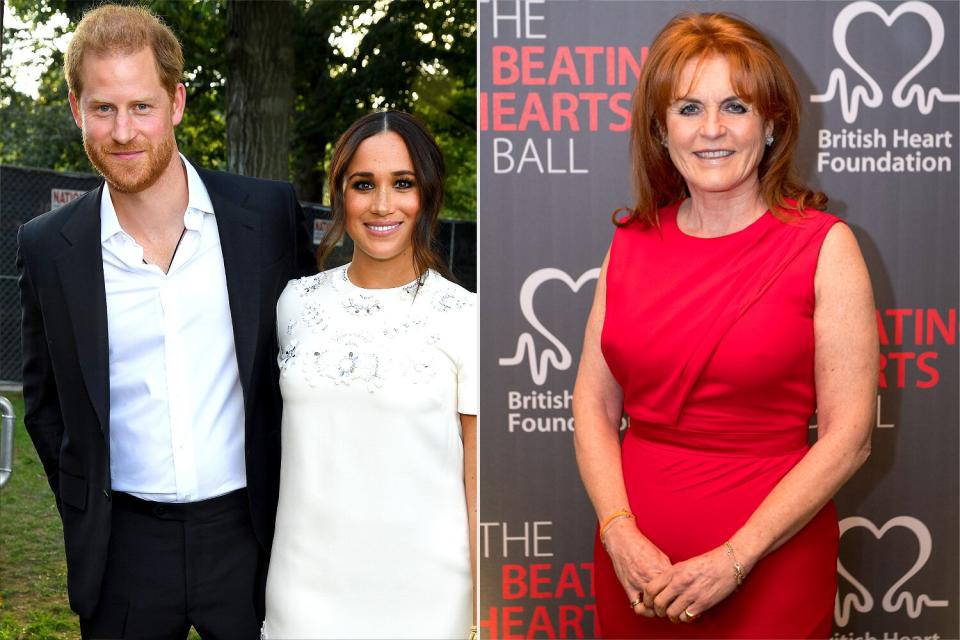 Sarah Ferguson, Meghan Markle, Prince Harry