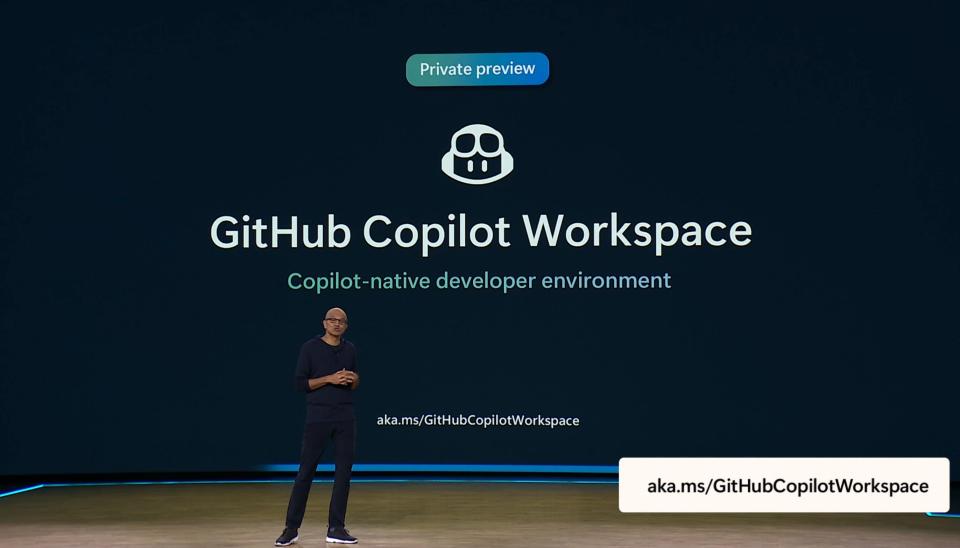 GitHub Copilot Workspace Microsoft Build