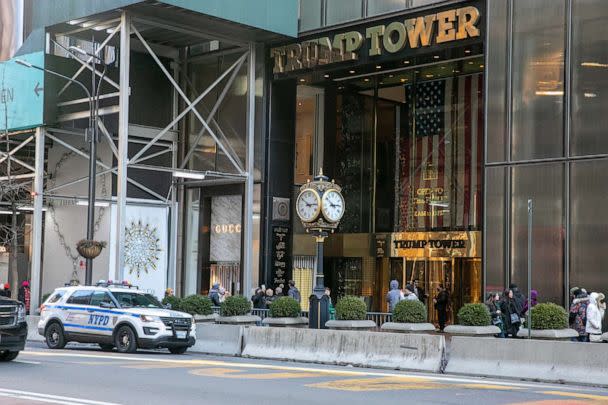 PHOTO: Trump Tower is visible in New York City on Feb. 20, 2022. (Ted Shaffrey/AP, FILE)