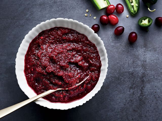 Jellied Cranberry Sauce with Fuji Apple Recipe - Melissa Rubel