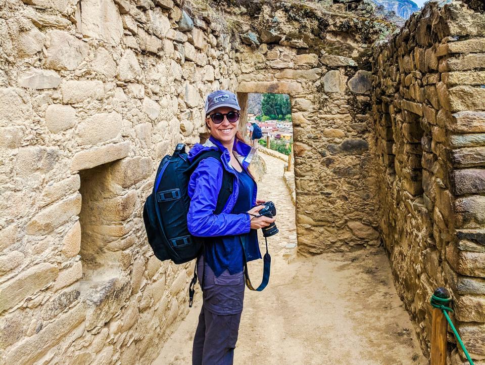 The author smiling for a photo Marci Vaughn Kolt 9 mistakes tourists make when visiting Machu Picchu