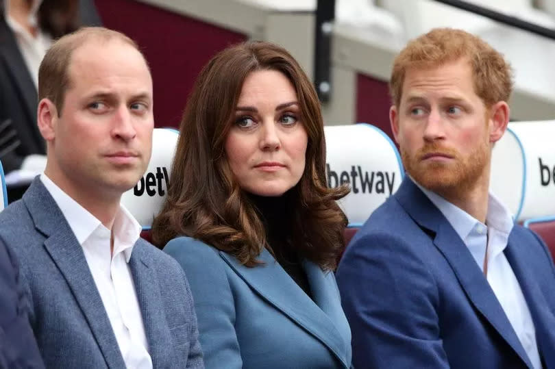 William and Kate have bigger worries than Harry at the moment according to a royal expert -Credit:Getty Images