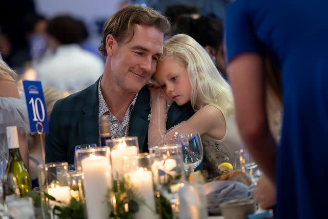 <p>Ben Porter</p> James Van Der Beek and daughter Gwendolyn