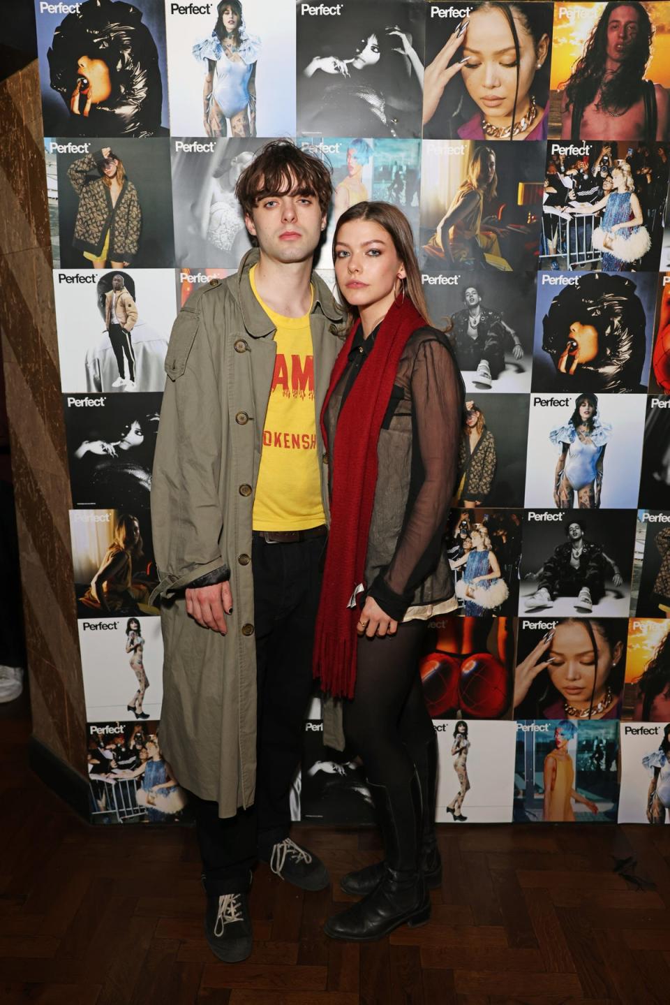 Lennon Gallagher and Isobel Richmond attend Perfect Magazine screening of 