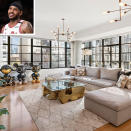 <p>The NBA star listed his luxury Manhattan property overlooking New York City’s High Line park back in February.</p> <p>The former New York Knick, 36, who now plays for the Portland Trailblazers is asking $12.85 million for the five-bedroom, four-bathroom condo located in the Chelsea neighborhood. Kevin Mallen and Michael Graves of Compass hold <a href="https://www.compass.com/listing/508-west-24th-street-unit-5th-floor-manhattan-ny-10011/383976186560200561/" rel="nofollow noopener" target="_blank" data-ylk="slk:the listing;elm:context_link;itc:0;sec:content-canvas" class="link ">the listing</a>.</p> <p>The unit is the building’s largest, spanning 4,556 square feet with 10-foot ceilings, white oak floors, and over-sized casement windows that flood the apartment with natural light.</p> <p>The unit “is accessible via a private elevator landing that opens up to a wide entry foyer,” according to the listing. It has 360-degree views and a private balcony overlooking one of New York's most unique parks.</p> <p><a href="https://people.com/home/carmelo-anthony-lists-his-12-85-million-new-york-city-condo/" rel="nofollow noopener" target="_blank" data-ylk="slk:See more photos of Carmelo Anthony's home.;elm:context_link;itc:0;sec:content-canvas" class="link ">See more photos of Carmelo Anthony's home.</a> </p>