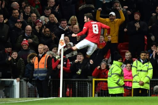 Alive and kicking: Juan Mata scored the only goal as Manchester United beat Wolves 1-0