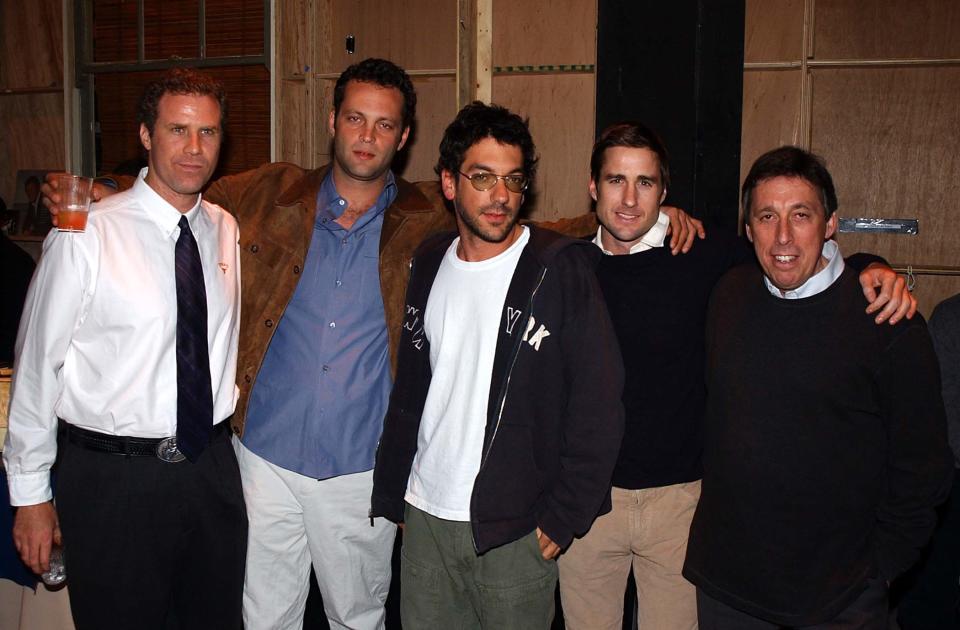 Will Ferrell, Vince Vaughn, Todd Phillips, Luke Wilson & Ivan Reitman  (Photo by Jeff Kravitz/FilmMagic)